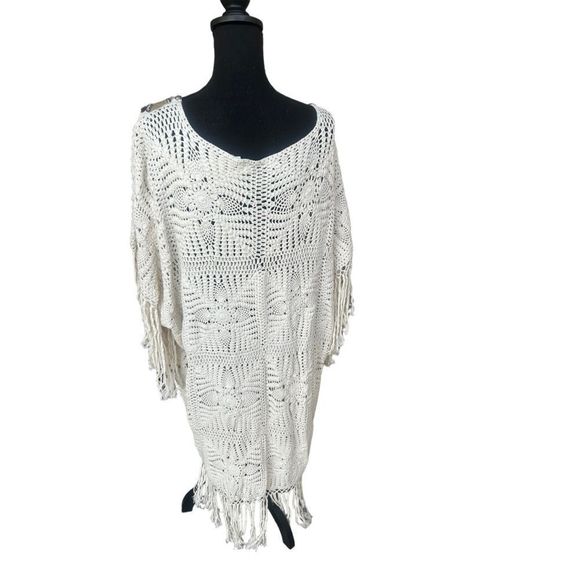 Women’s Tiered Color Block Smocked Maxi Dress-Tie Sleeves-See Description on SZ - Picture 7 of 16